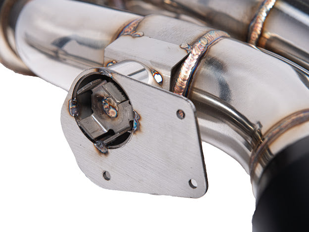 2016+ Cadillac CTS-V V3 Sedan | NPP Valved Axle Back Quad BLACK Tips Exhaust